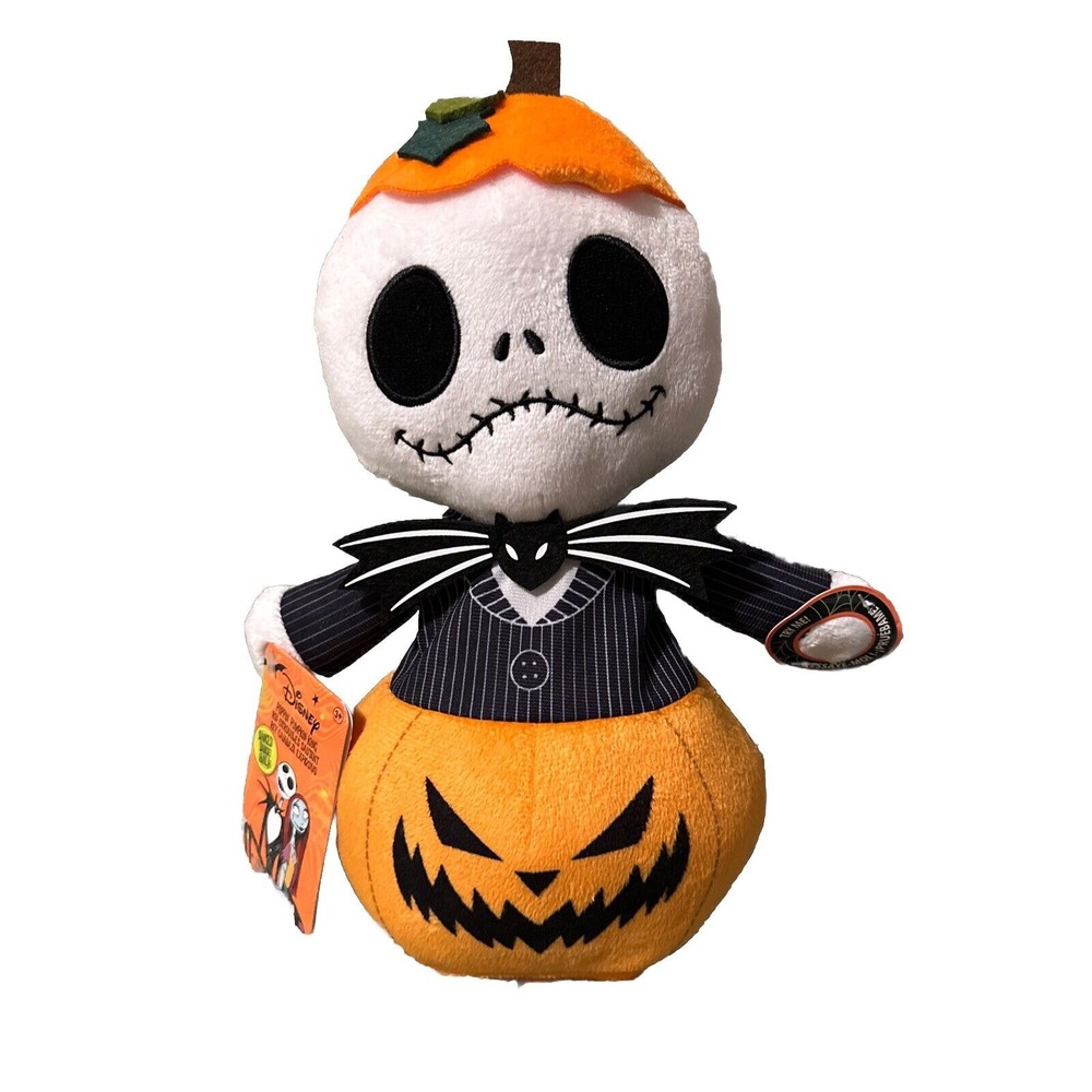 Disney Nightmare Before Christmas Jack Skellington Poppin Pumpkin King Halloween